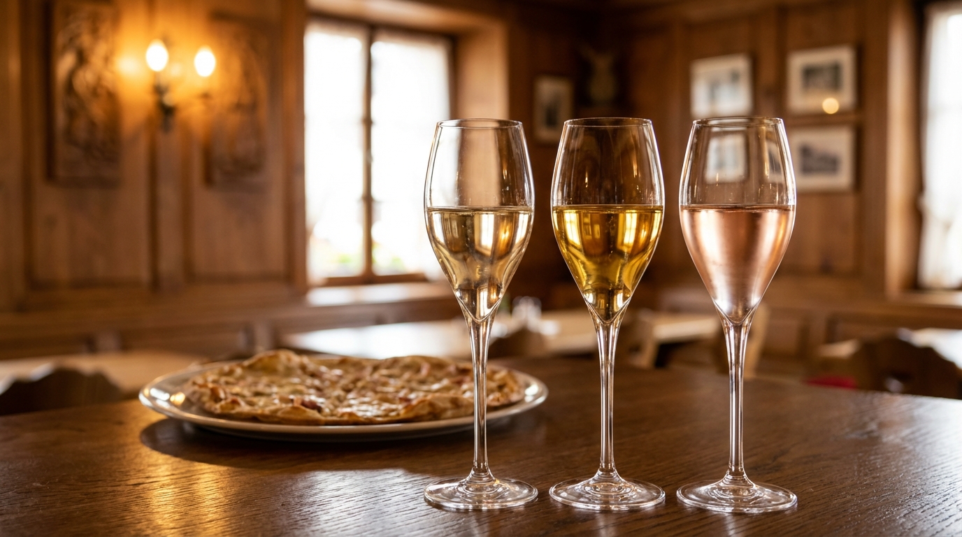Golden Vendange Tardive grapes affected by noble rot on the vine in Alsace
