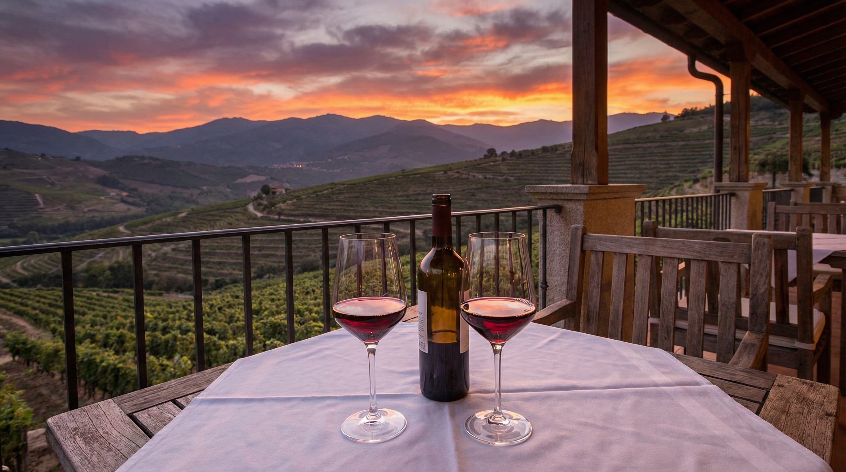 Piedmontese hills with Barolo vineyards