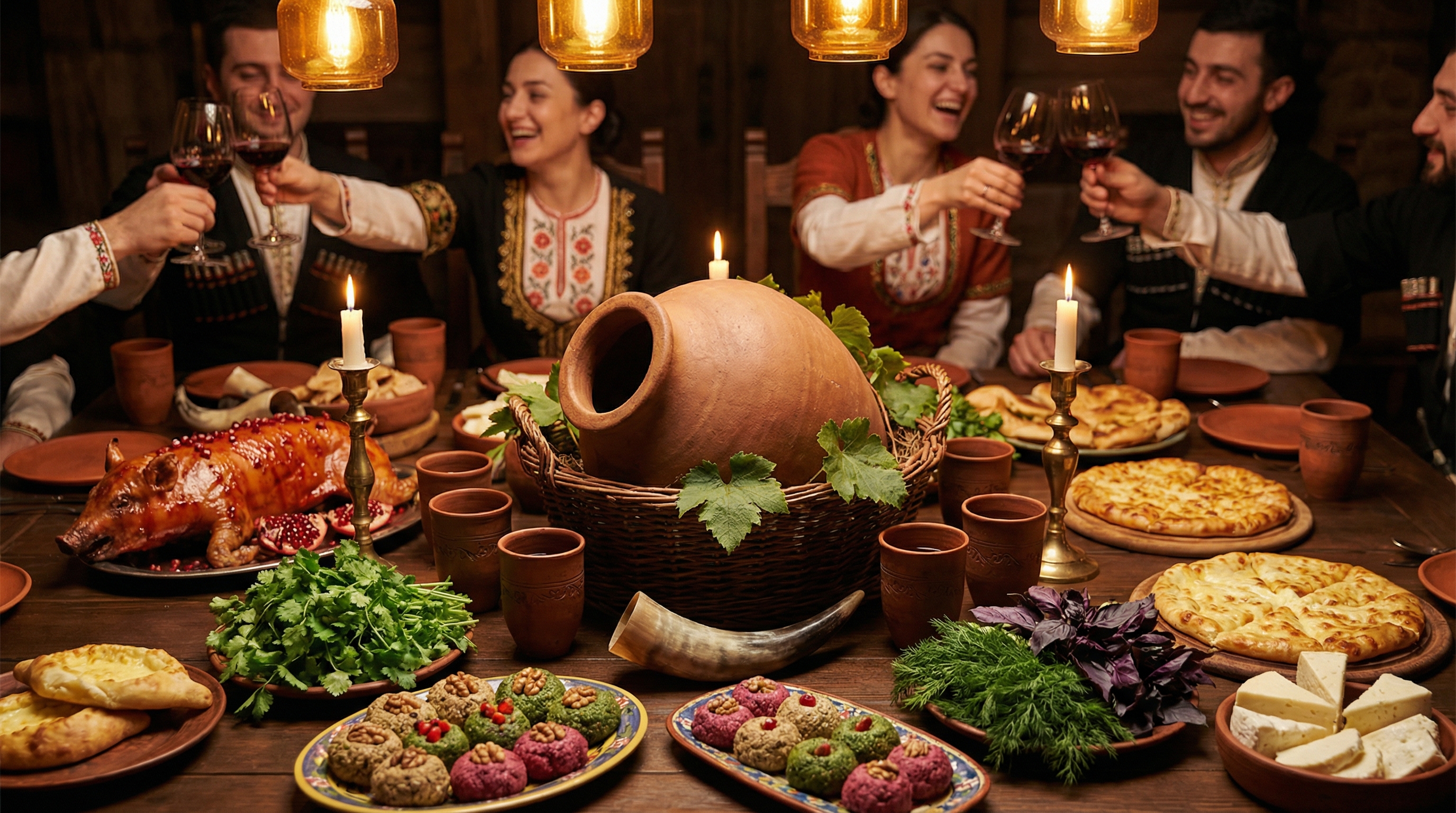 Bottles of orange wine showing amber-gold colors