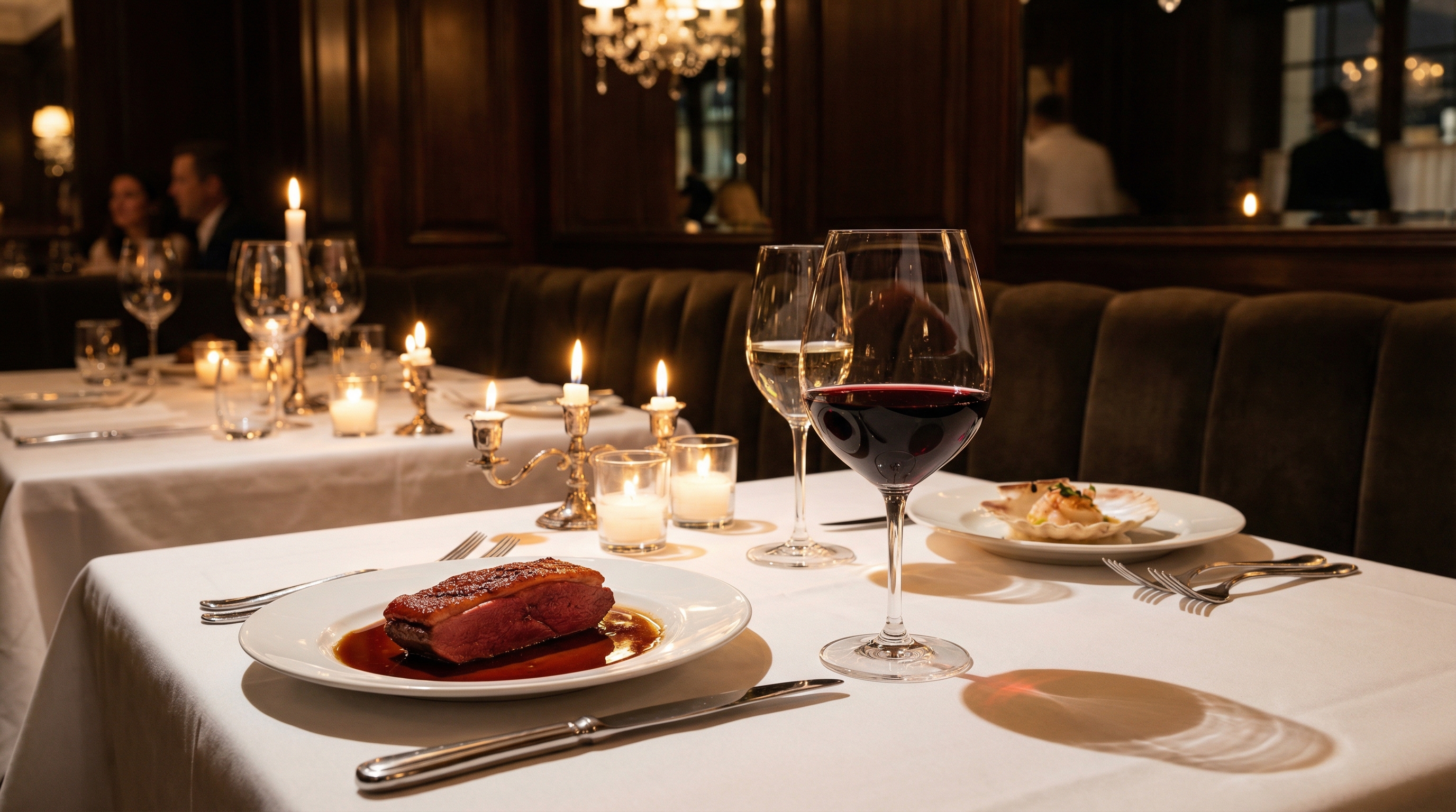 Wine paired with seasonal dishes