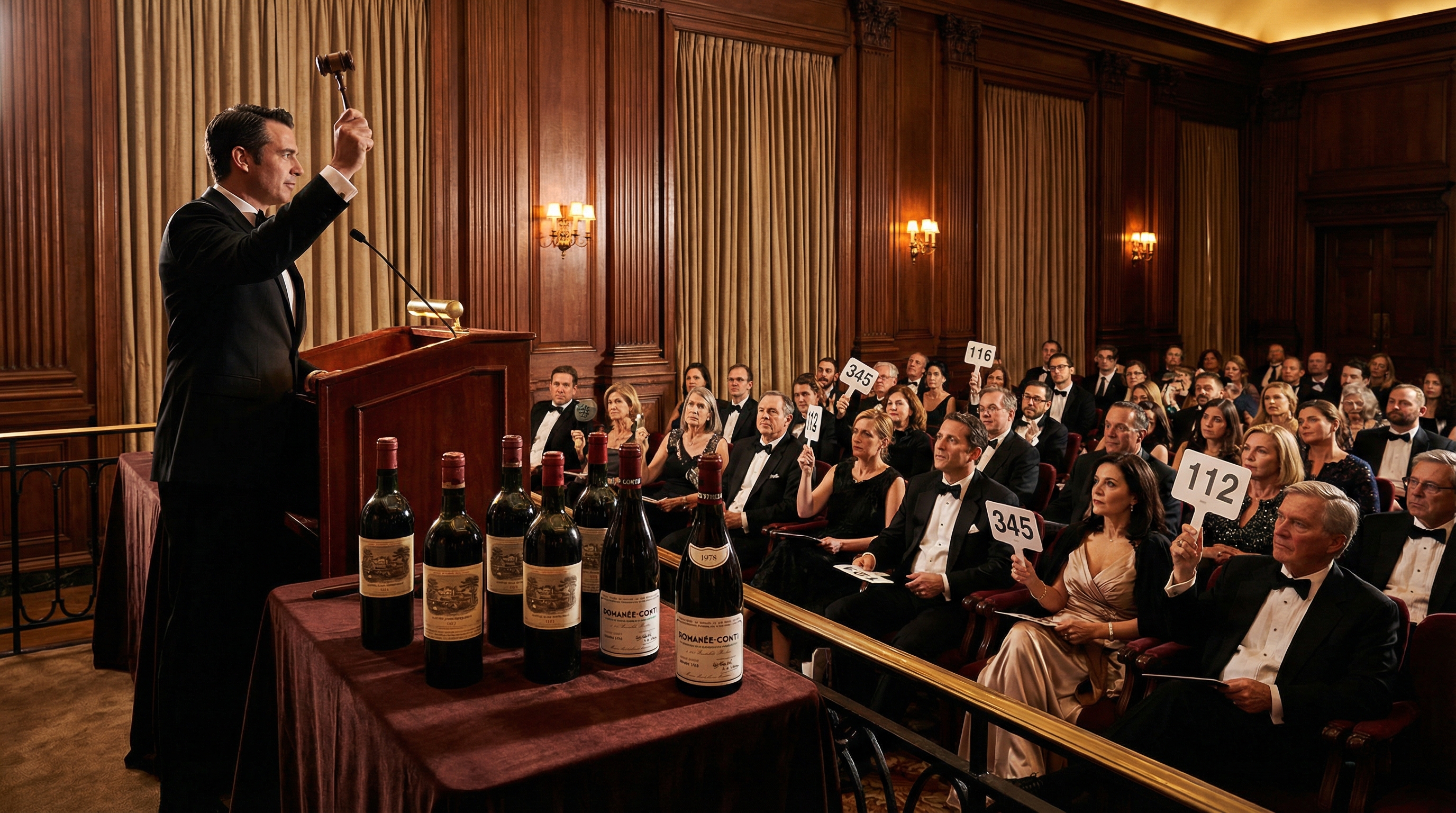 Fine wine storage facility with monitoring